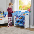 Liberty House Toys Kids 9 Bin Storage unit - White & Blue