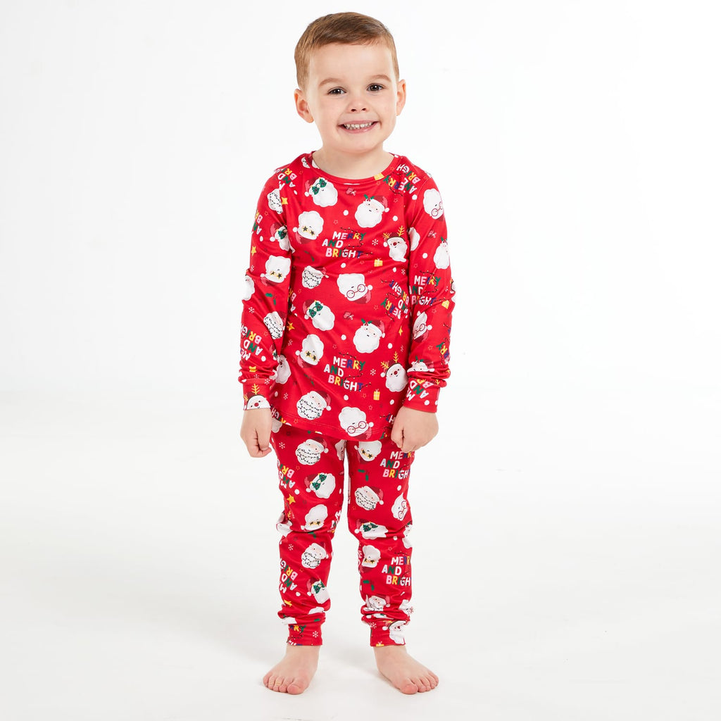 Originals Younger Kids Red Santa Pyjamas, product image 3