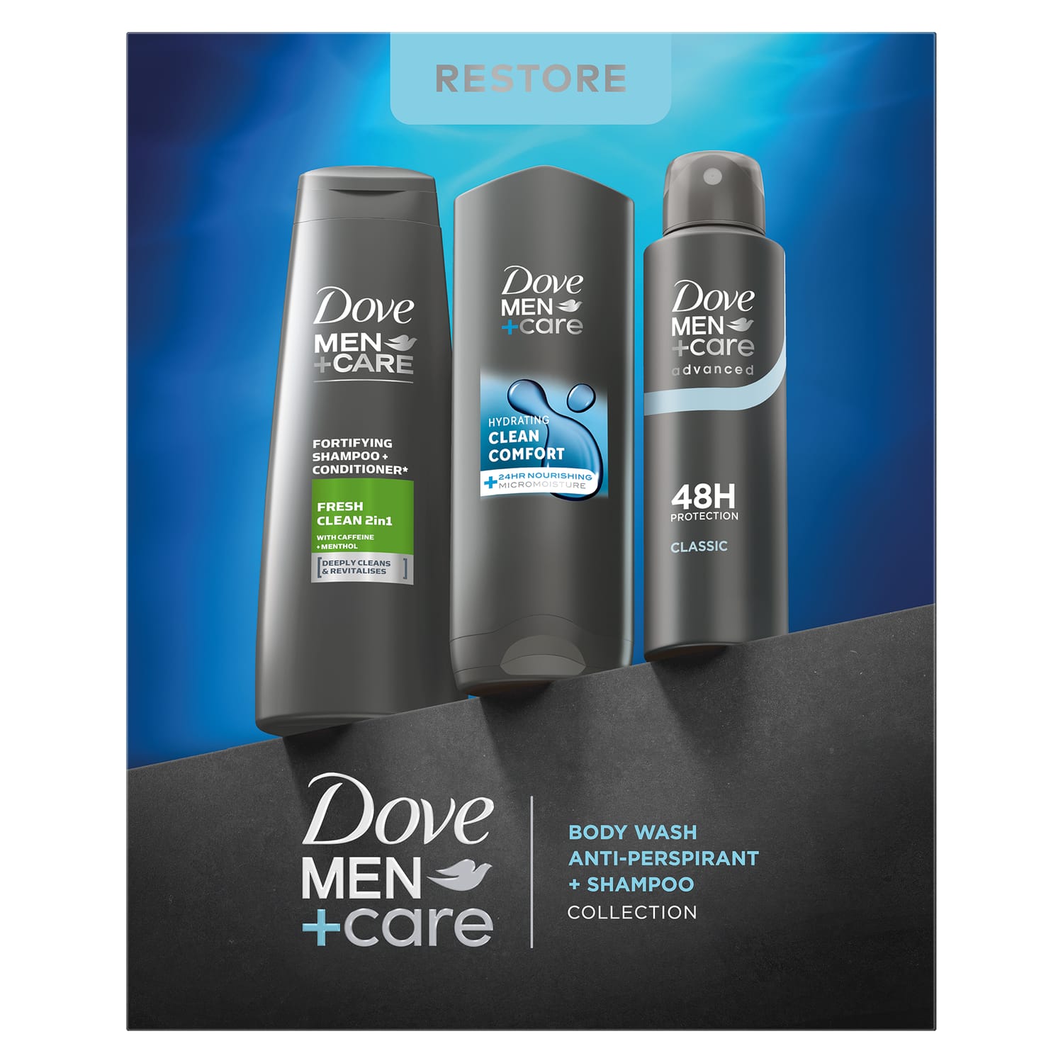 Dove Men Restore Trio Base Gift Set, product image 2