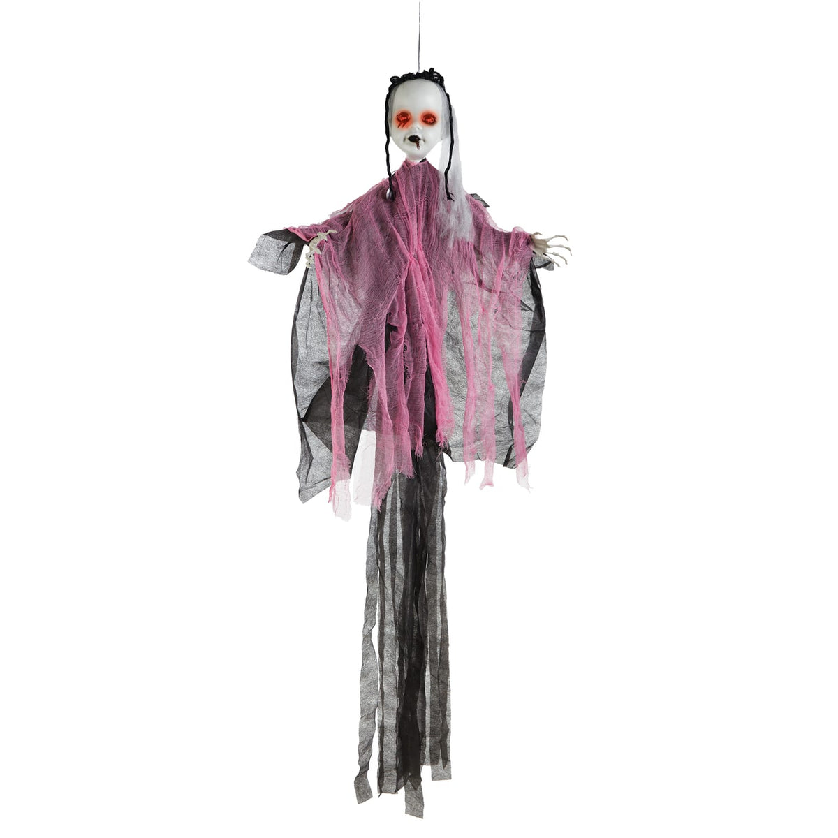 Haunted House Light Up Hanging Ghost Girl
