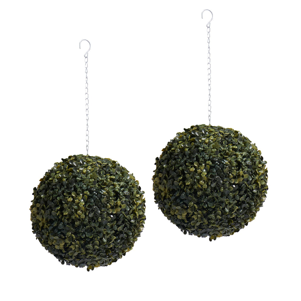 Jardin Medium Topiary Grass Ball 2 Pack