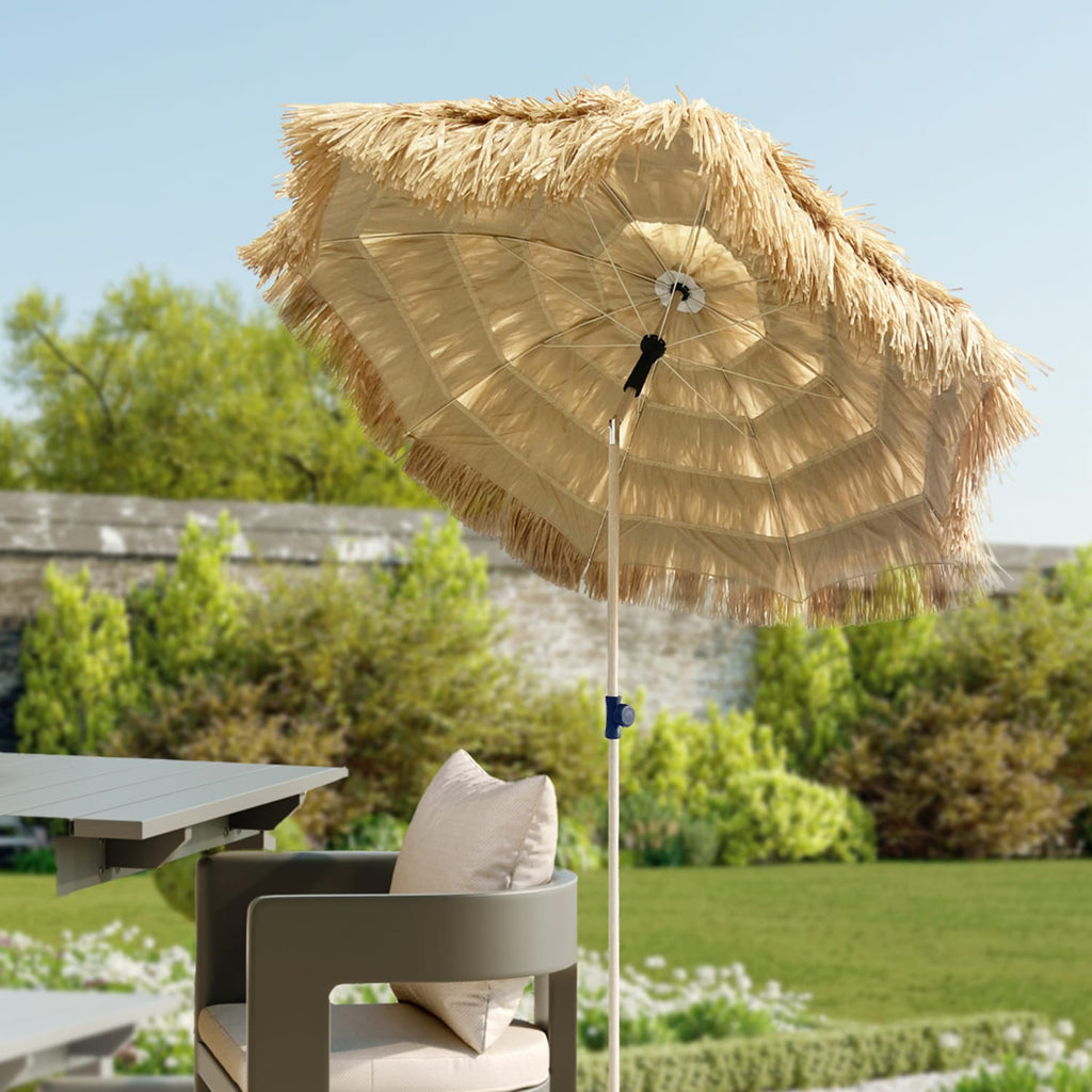 The Outdoor Living Collection Tiki Straw Parasol 1.8m