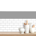 Stick Ease Self-Adhesive Vinyl Wall Tiles 3 Pack - White x2