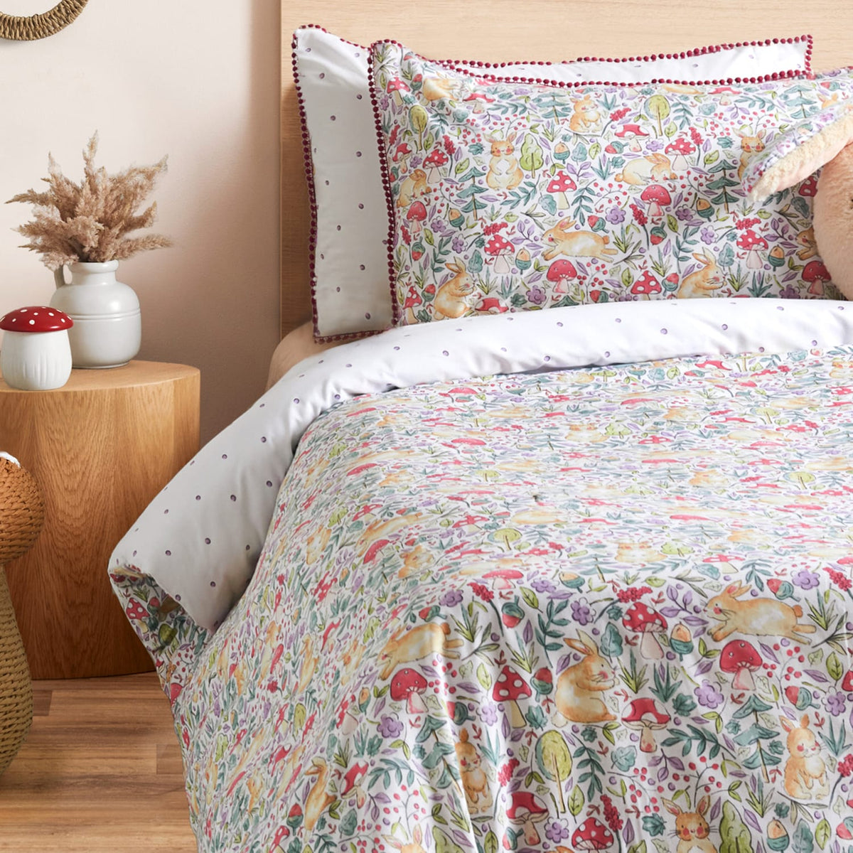 The Kids Edit Little Bunny Single Duvet Set