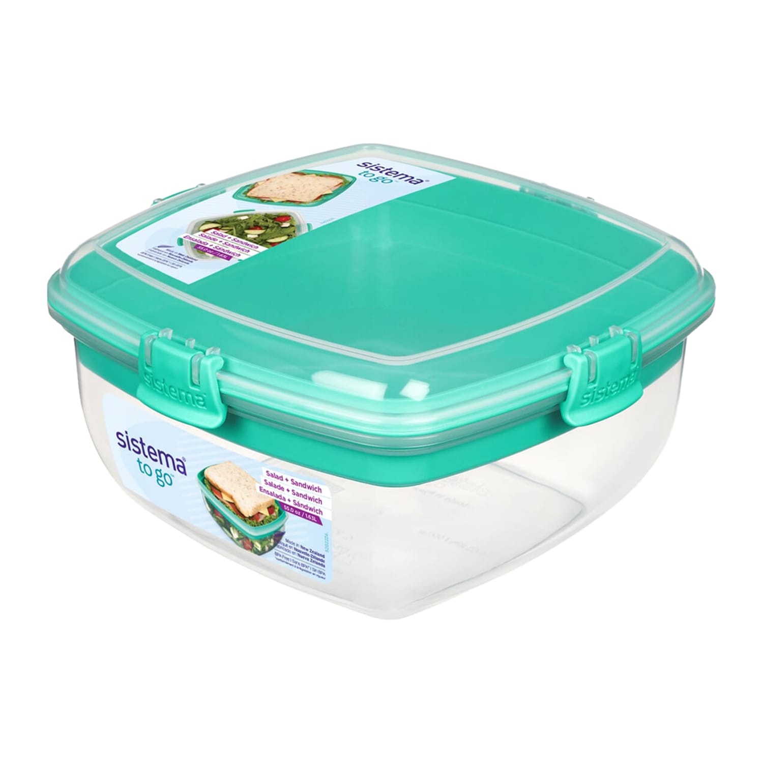 Sistema 1.62L To-Go Salad & Sandwich Tub