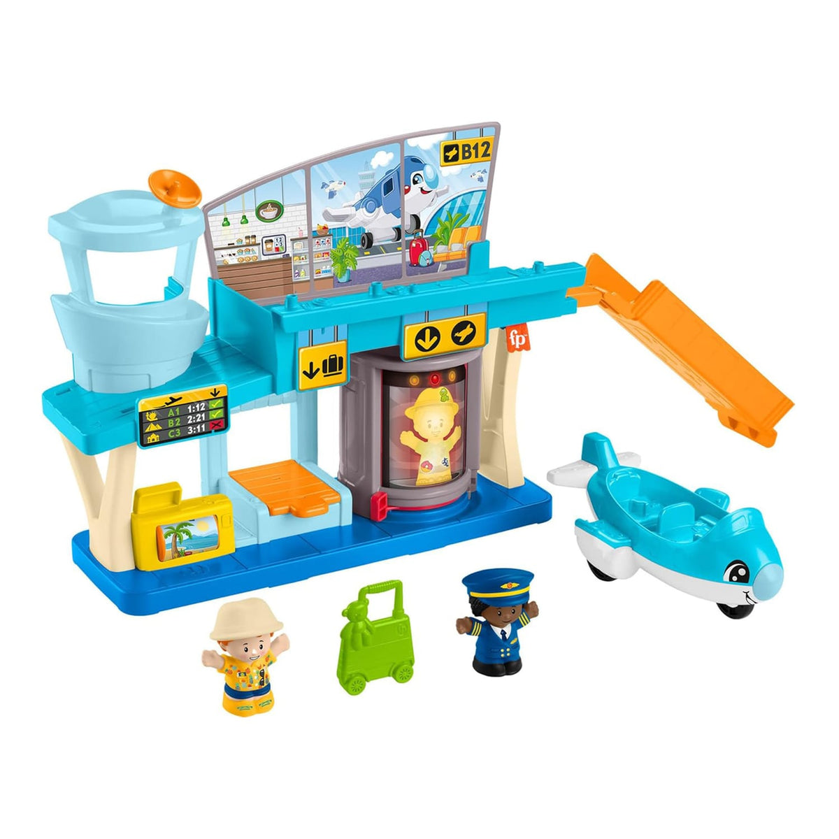 Fisher-Price Little People Toddler Toy Everyday Adventures Airport Playset HTJ26, product image 2