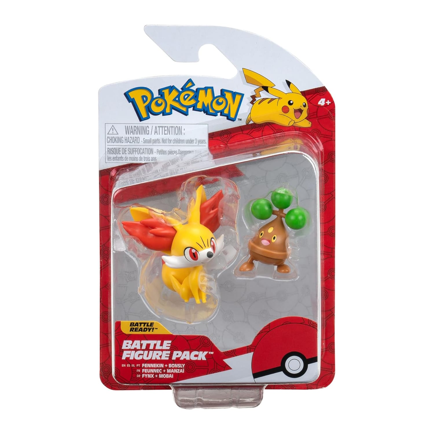 Pokemon Battle Figure - Fennekin & Bonsly, product image 2