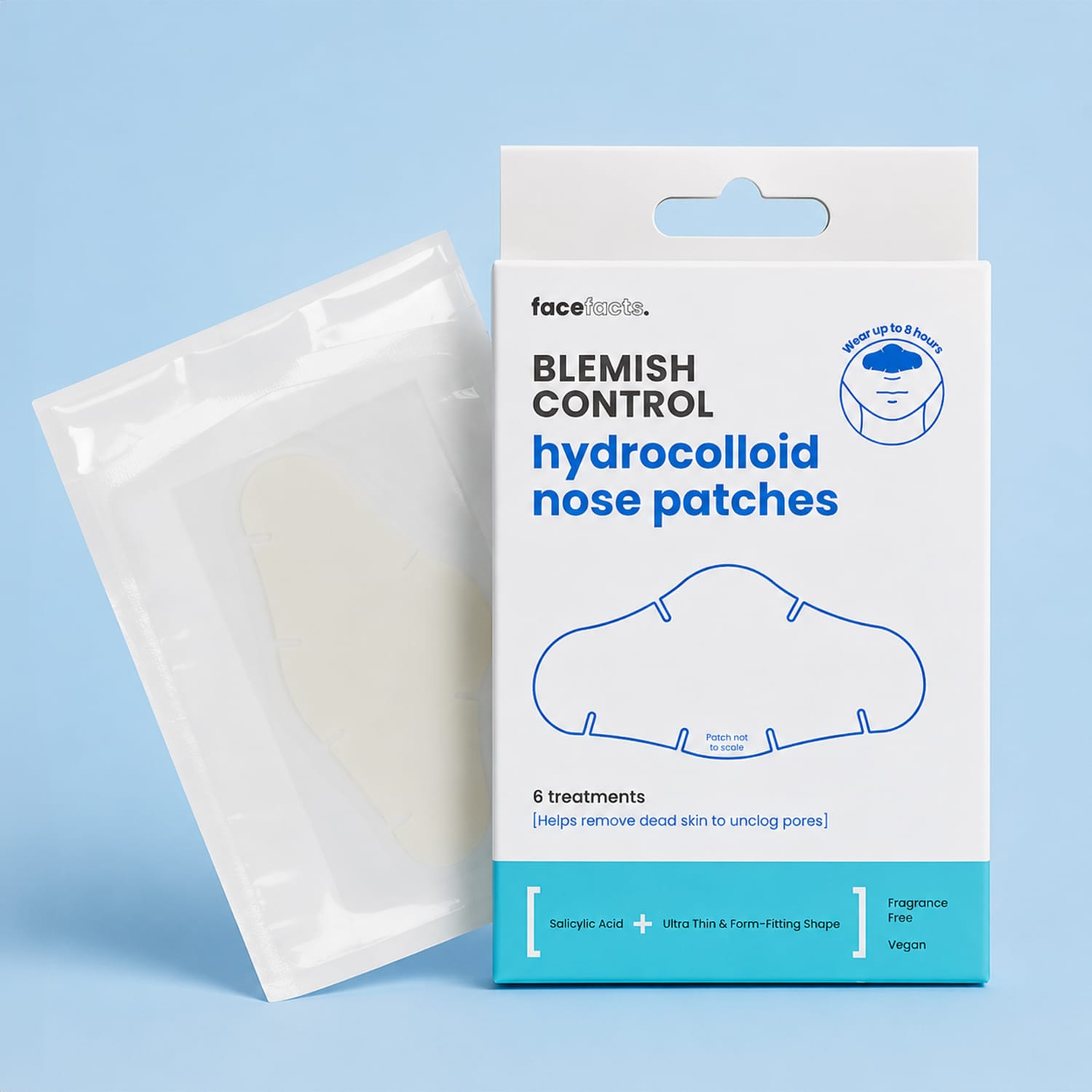 Face Facts Hydrocolloid Nose Patches 6 Pack