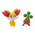Pokemon Battle Figure - Fennekin & Bonsly